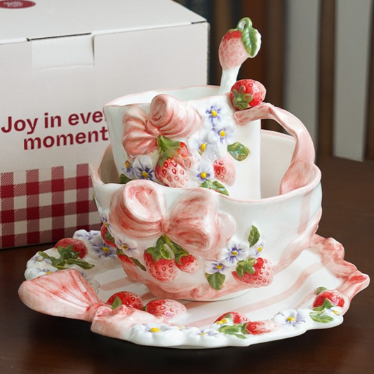 Blossom Bow & Cup Drinkware Set