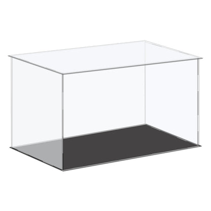 10-inch Tall Custom Size Assembly Acrylic Display Case With Black Base