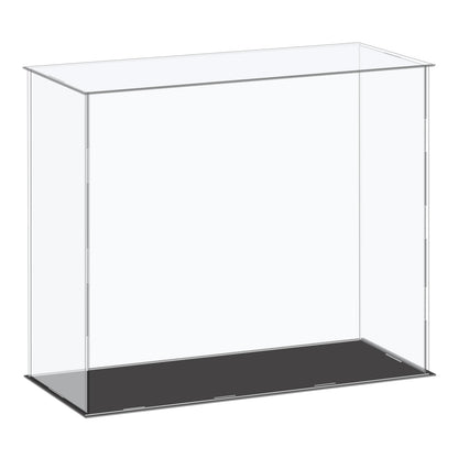 14-inch Tall Custom Size Assembly Acrylic Display Case With Black Base