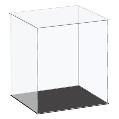 20-inch Tall Custom Size Assembly Acrylic Display Case With Black Base