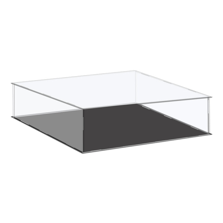 4-inch Tall Custom Size Assembly Acrylic Display Case With Black Base