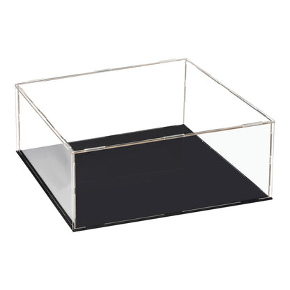 6-inch Tall Custom Size Assembly Acrylic Display Case With Black Base