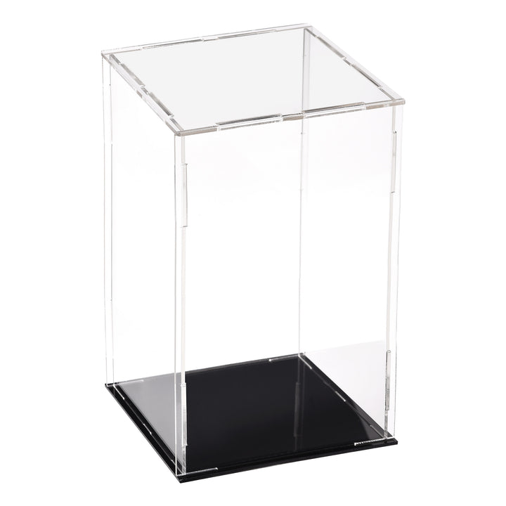 8-inch Tall Custom Size Assembly Acrylic Display Case With Black Base