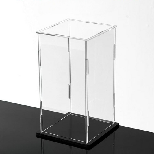 8'' L x 8'' W x 20'' H Clear Assembly Acrylic Display Case