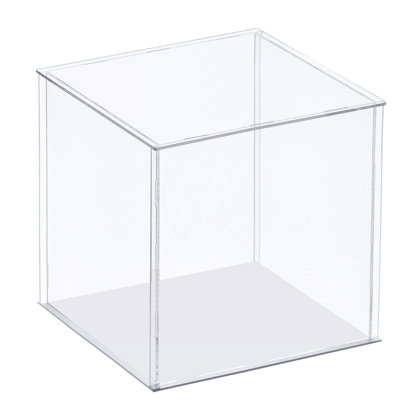 14-inch Tall Custom Size Assembly Acrylic Display Case With Clear Base