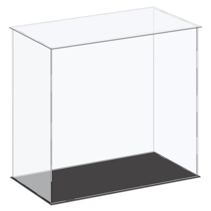 16-inch Tall Custom Size Assembly Acrylic Display Case With Black Base