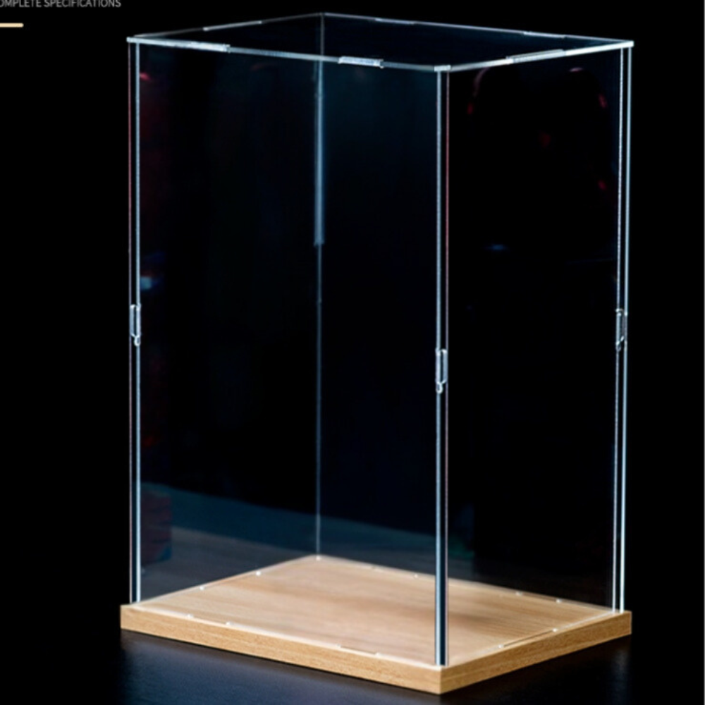 Acrylic Display Box 20"H x 8"W x 8"L, Self-Assembled