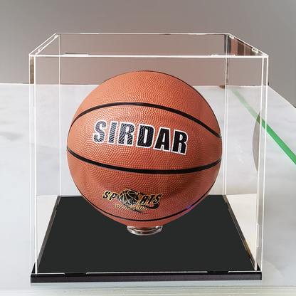 12'' L x 12'' W x 12'' H Self-Assembly Basketball Acrylic Display Case