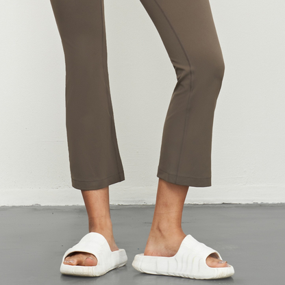 Cropped High-Rise Women's Flare Pants