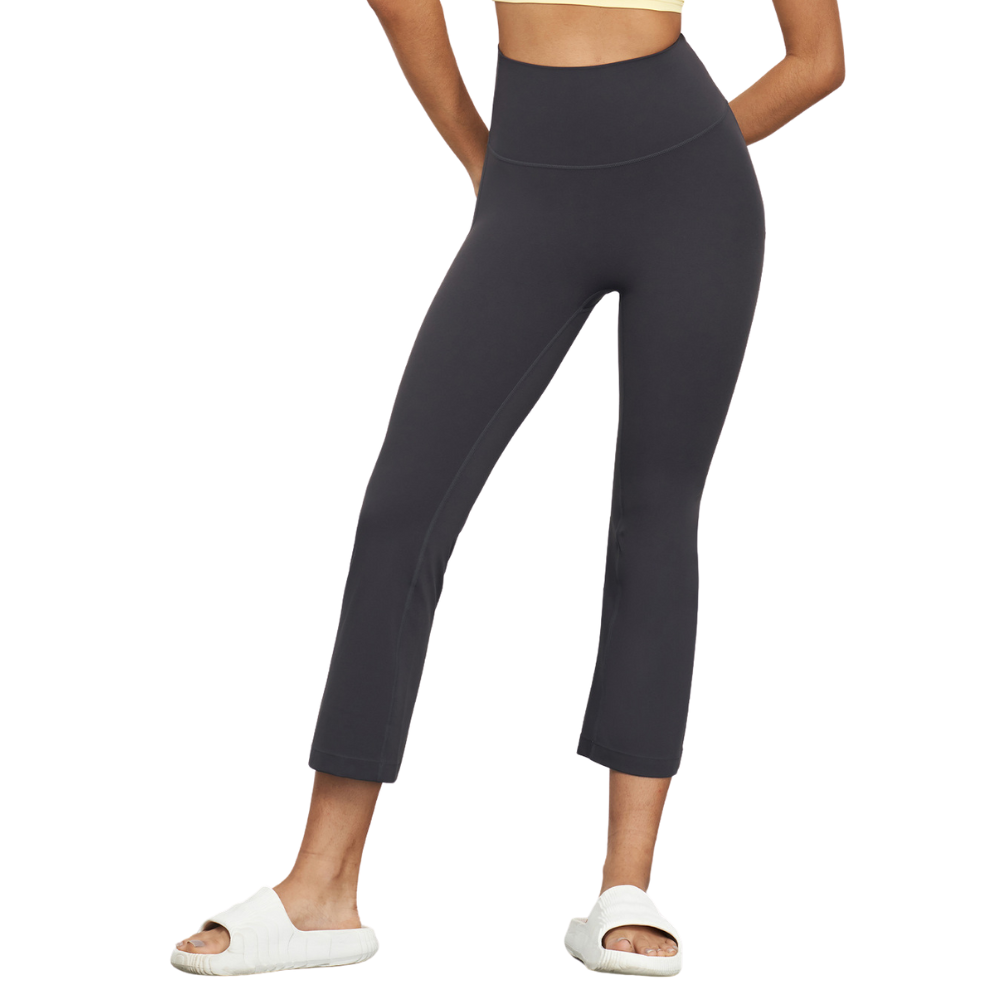 Cropped High-Rise Women's Flare Pants