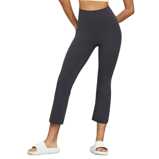 Cropped High-Rise Women's Flare Pants
