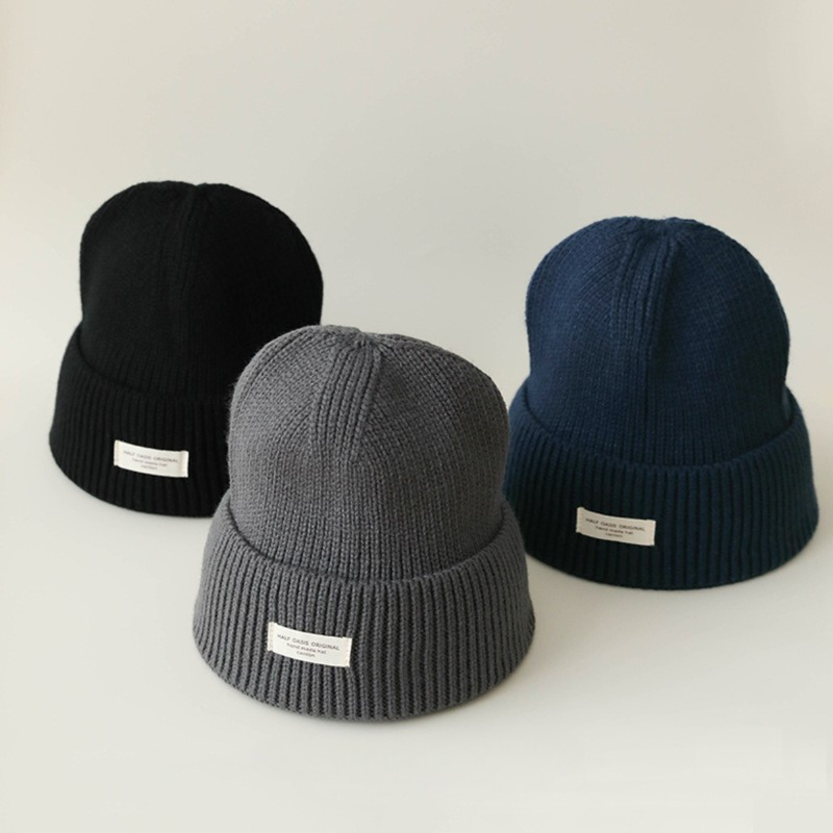 Half Oasis Original Ribbed Knit Beanie