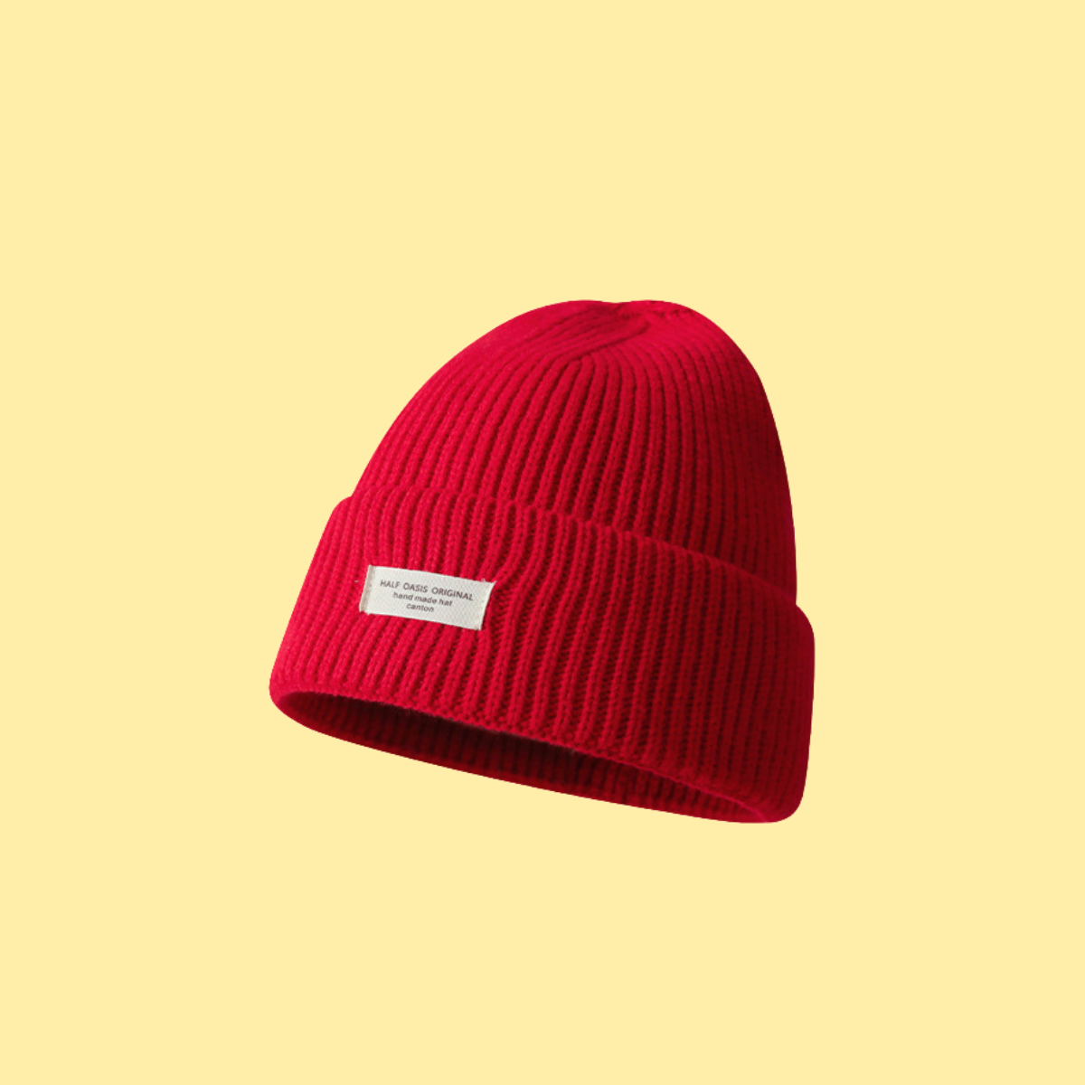 Half Oasis Original Ribbed Knit Beanie