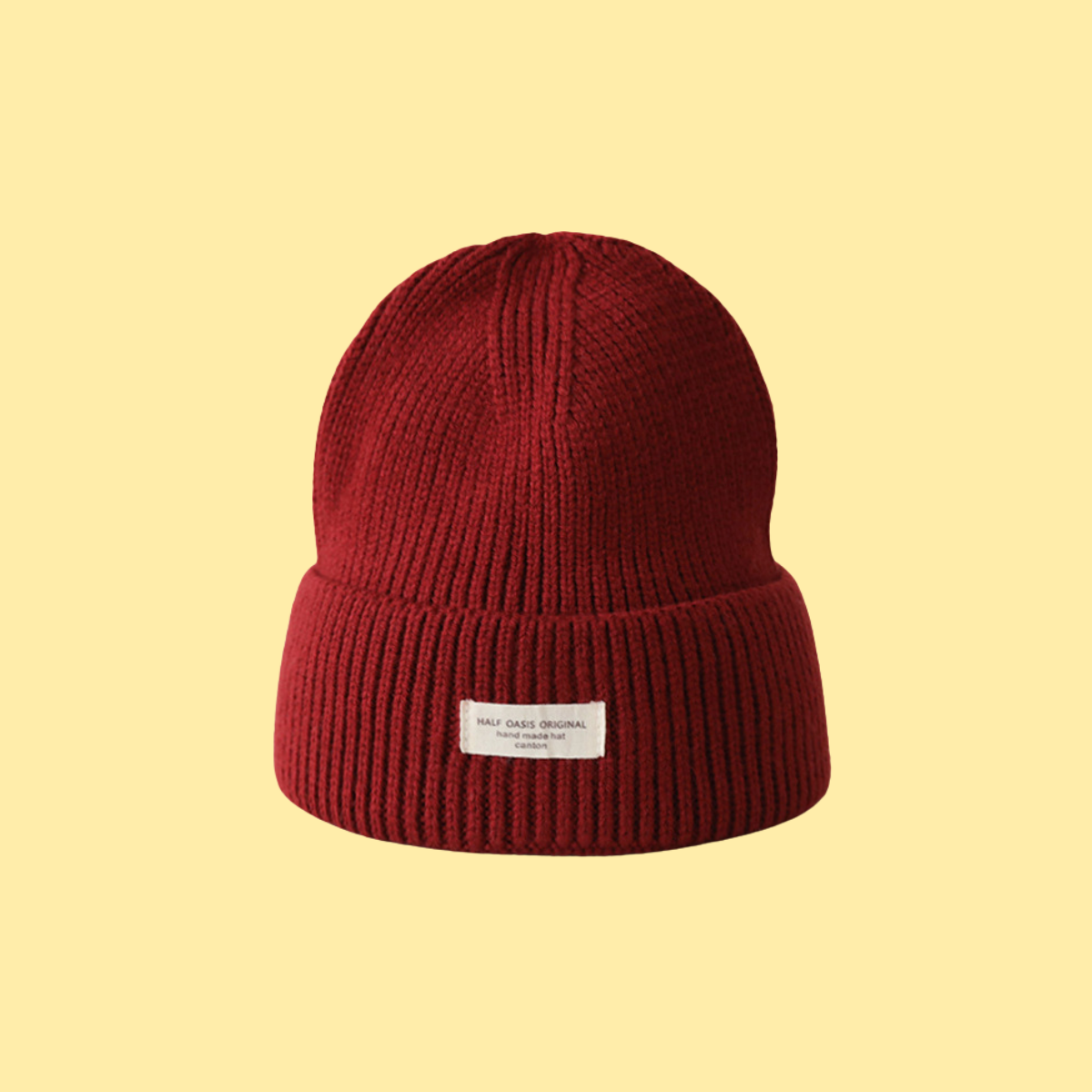 Half Oasis Original Ribbed Knit Beanie
