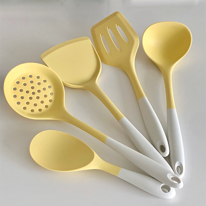 Yellow Kitchen Cooking Utensils Set Of 5 Pcs