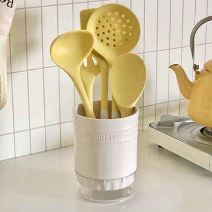 Yellow Kitchen Cooking Utensils Set Of 5 Pcs