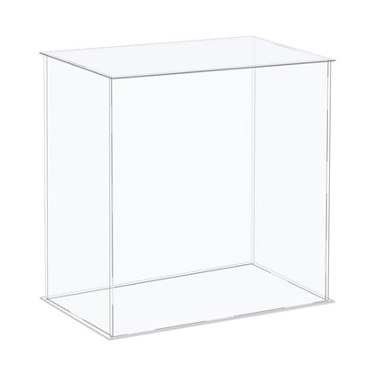 12 inches Tall Self-Assembled Acrylic Display Case With Clear Base