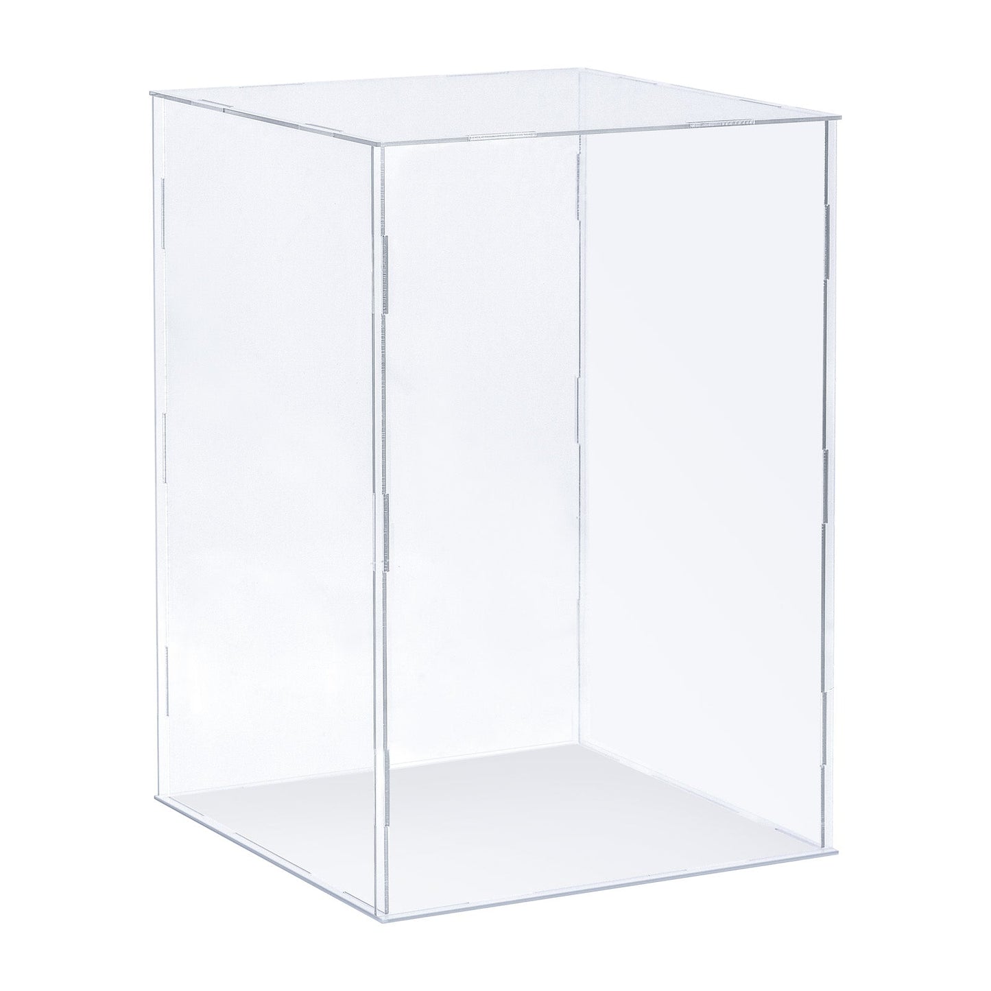 16.25 x 8 x 16.25 Display Case with 2 Shelves Clear Acrylic
